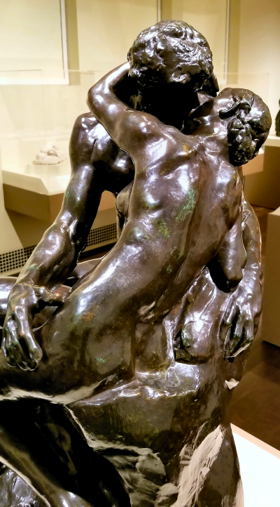 Rodin, The Kiss, detail