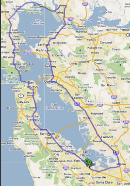 San Francisco Bay Area City Ring
