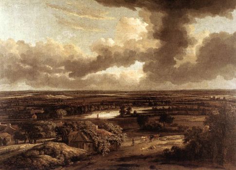 dutch landscape by Philips Koninck